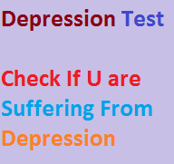 Depresion test